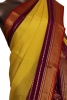 Pure Multi Contrast Mysore Crepe Silk Saree